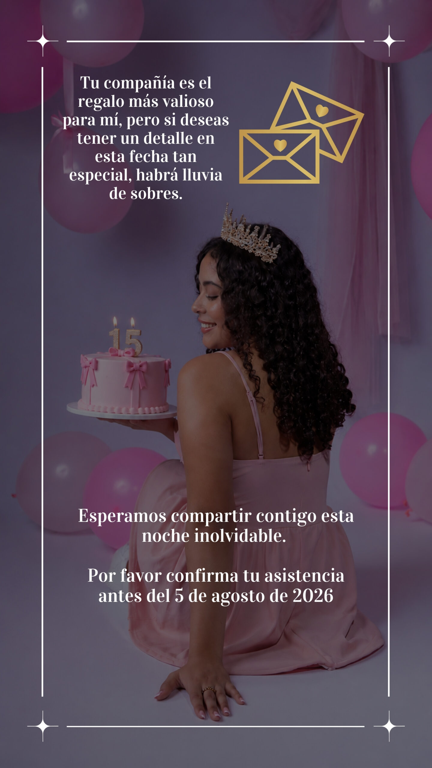 Lluvia de sobres - confirma tu asistencia antes del 5 de agosto